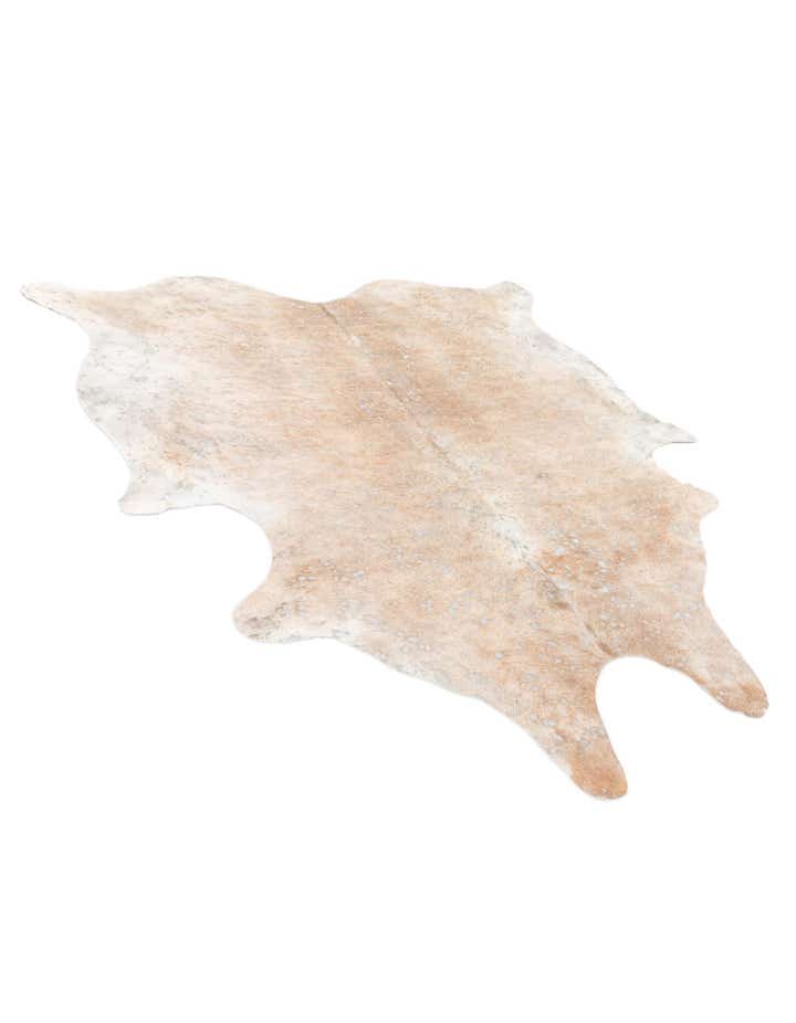 6' 3 x 7' 3 Cowhide Leather Square Rug