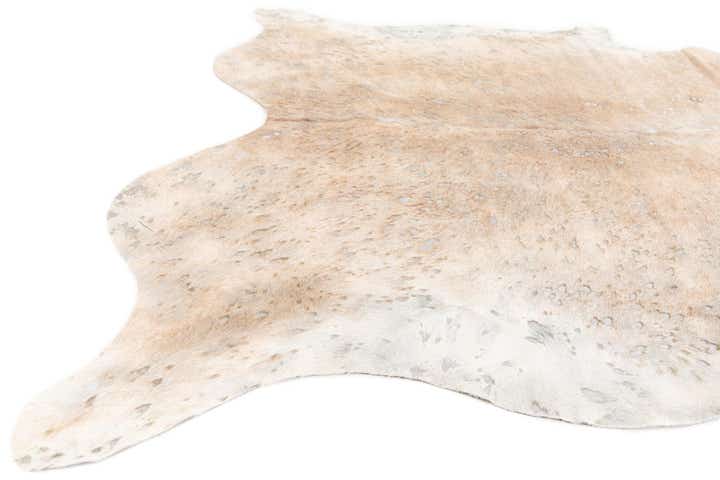 6' 3 x 7' 3 Cowhide Leather Square Rug
