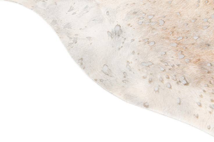 Detail image of 6' 3 x 7' 3 Cowhide Leather Square Rug
