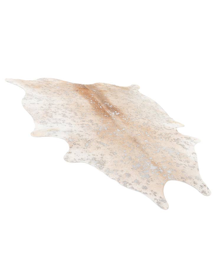 Detail image of 6' 3 x 7' 4 Cowhide Leather Square Rug