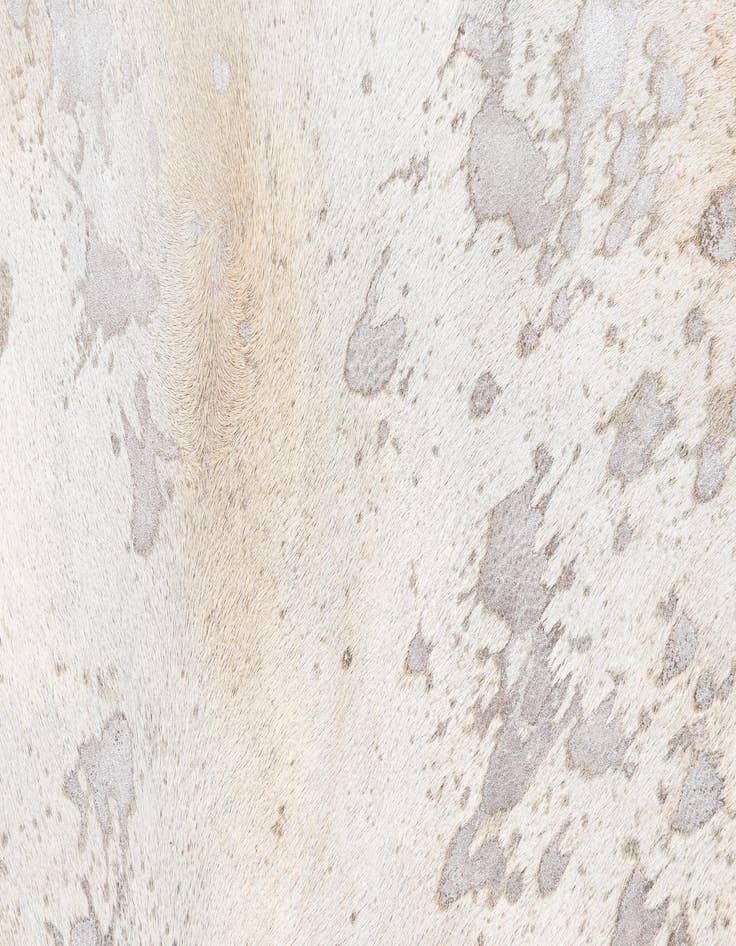 Detail image of 6' 3 x 7' 4 Cowhide Leather Square Rug