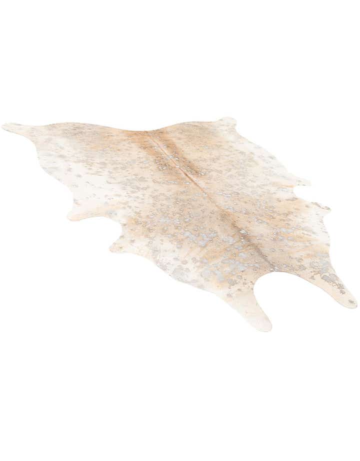6' 5 x 6' 11 Cowhide Leather Square Rug