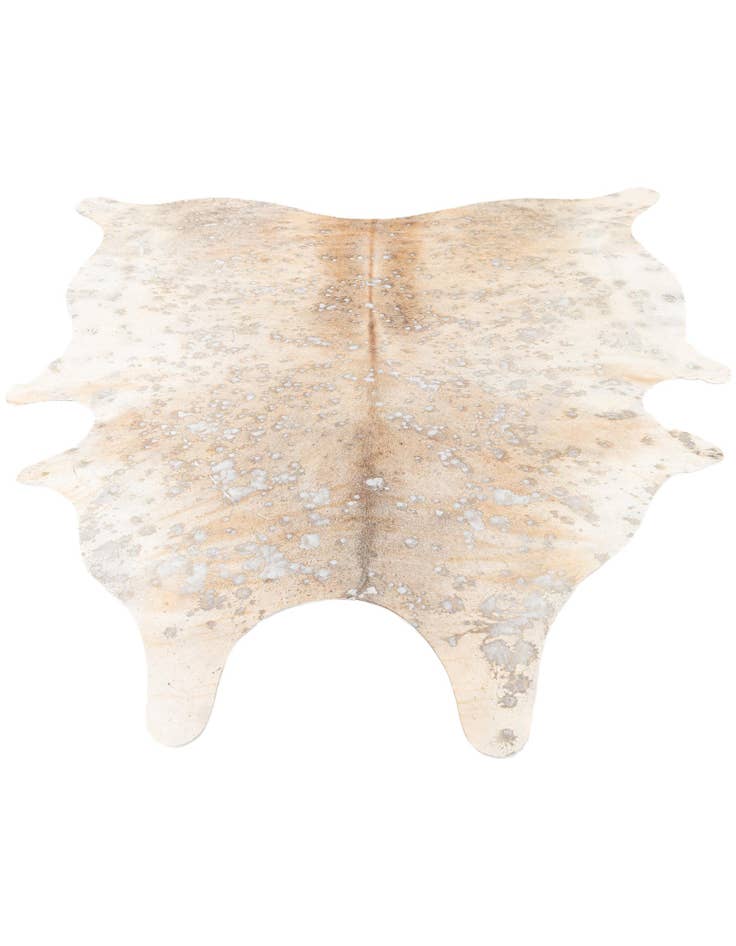Detail image of 6' 5 x 6' 11 Cowhide Leather Square Rug
