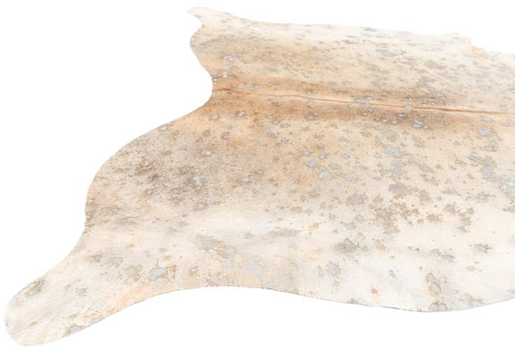Detail image of 6' 5 x 6' 11 Cowhide Leather Square Rug