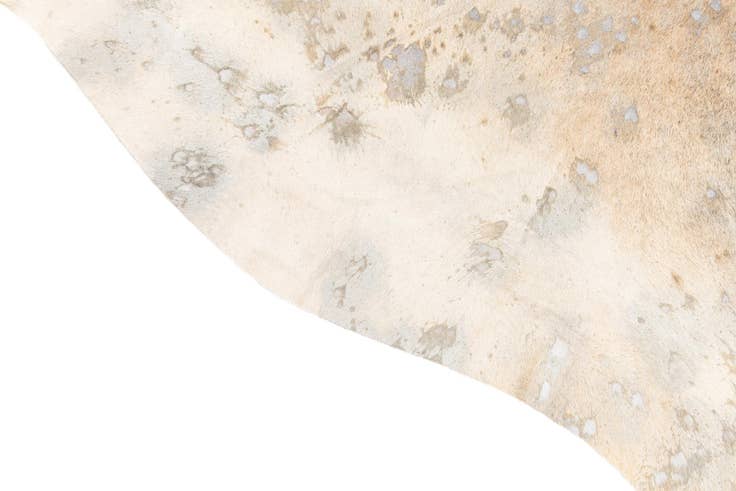 Detail image of 6' 5 x 6' 11 Cowhide Leather Square Rug