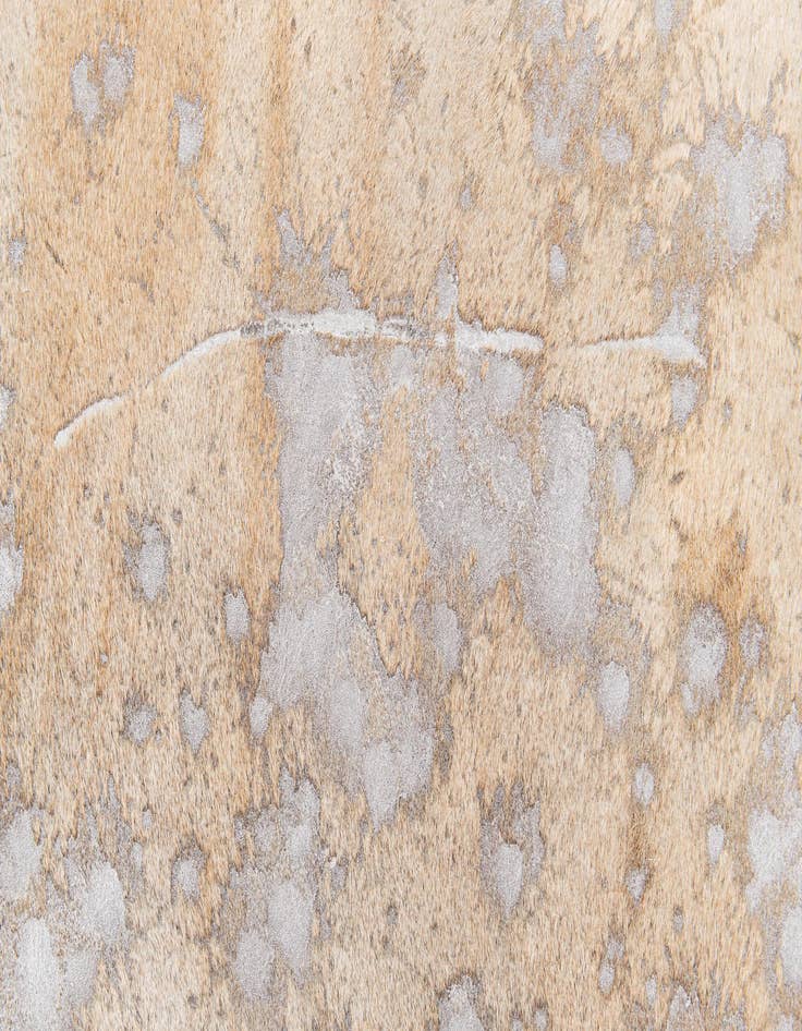 Detail image of 6' 5 x 6' 11 Cowhide Leather Square Rug