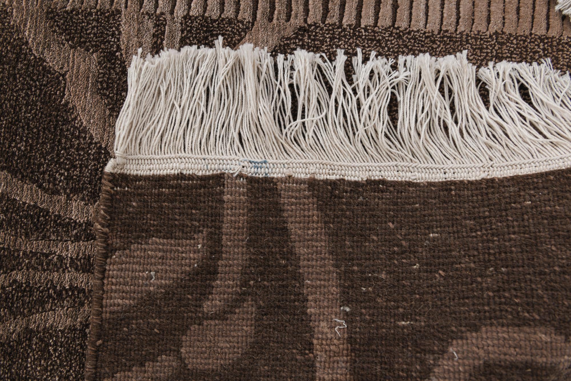 6' 8 x 10' Hand Knotted Darya Wool Rug