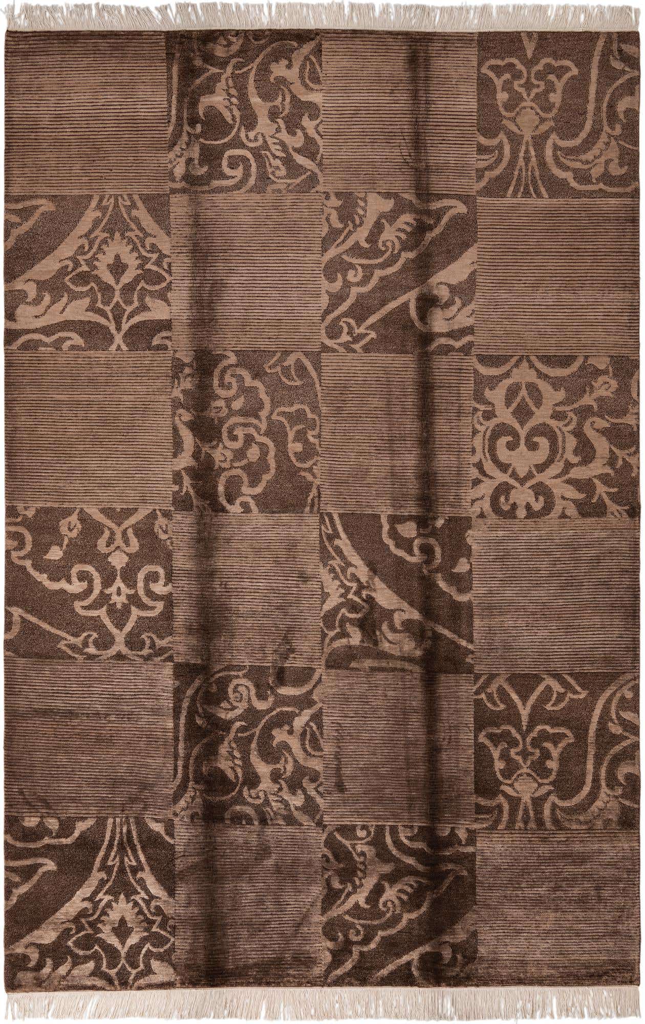 6' 8 x 10' Hand Knotted Darya Wool Rug