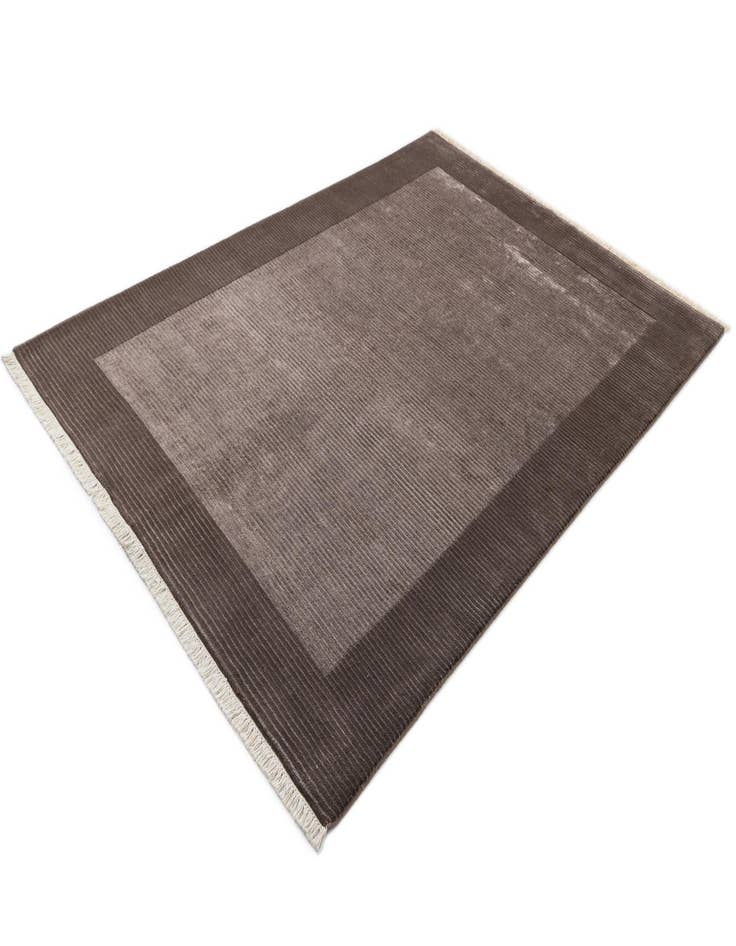 Detail image of 5' 8 x 8'  Hand Knotted Darya Wool Rug