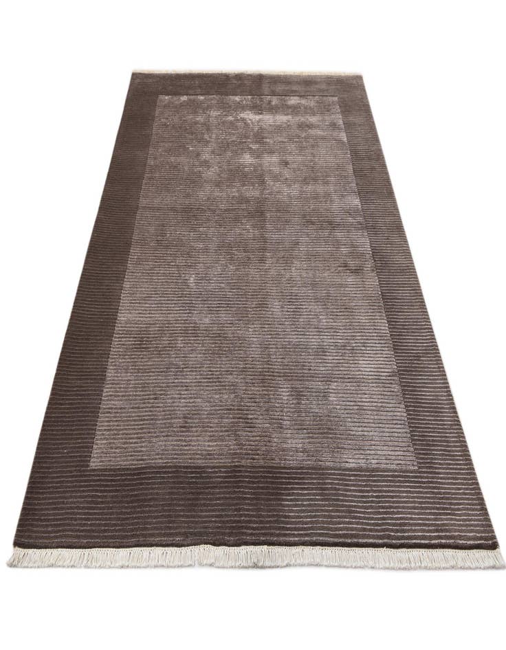 Detail image of 5' 8 x 8'  Hand Knotted Darya Wool Rug