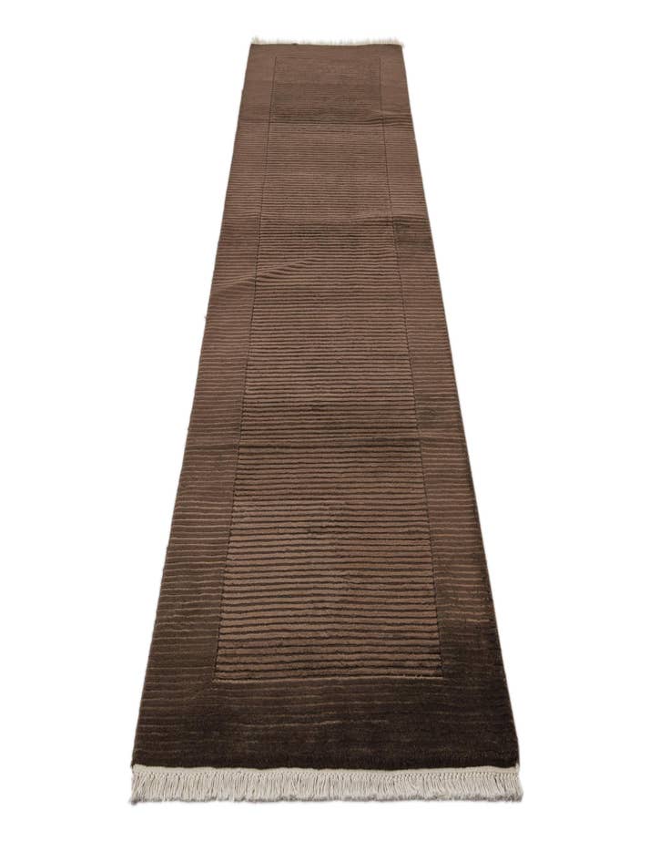 Detail image of 2' 7 x 9' 9 Hand Knotted Darya Wool Runner Rug