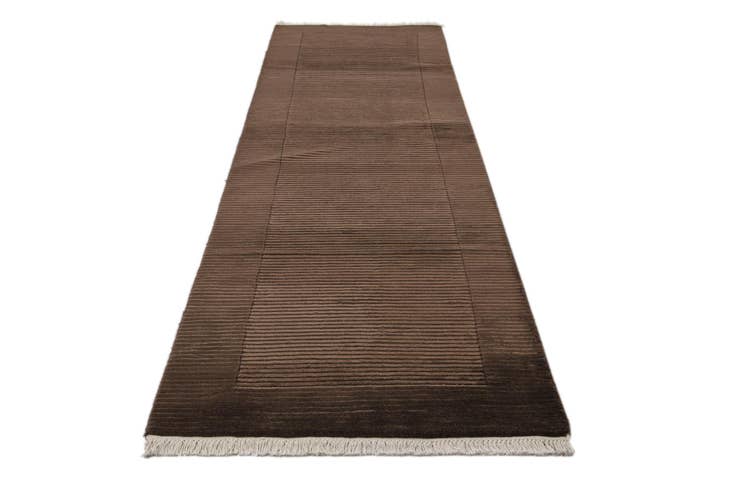 Detail image of 2' 7 x 9' 9 Hand Knotted Darya Wool Runner Rug