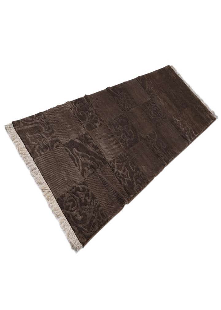 2' 8 x 9' 11 Hand Knotted Darya Wool Runner Rug