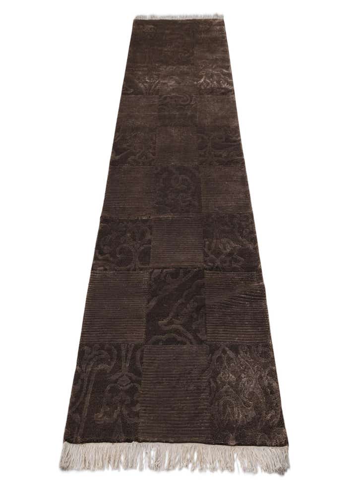 2' 8 x 9' 11 Hand Knotted Darya Wool Runner Rug