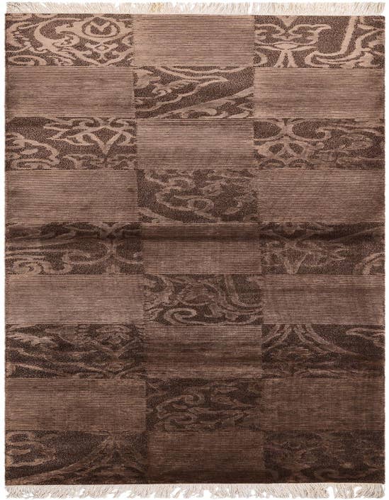Detail image of 2' 8 x 9' 11 Hand Knotted Darya Wool Runner Rug