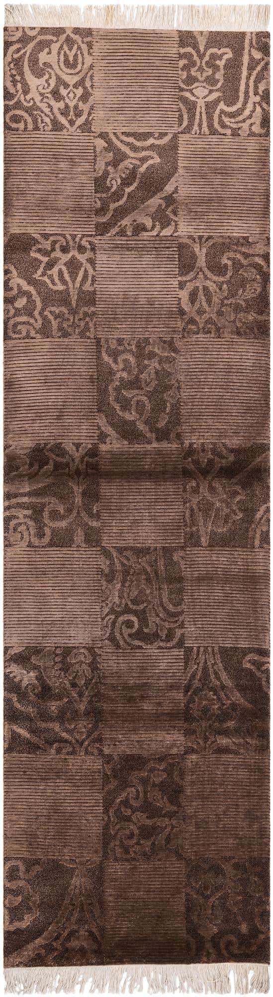 2' 8 x 9' 11 Hand Knotted Darya Wool Runner Rug