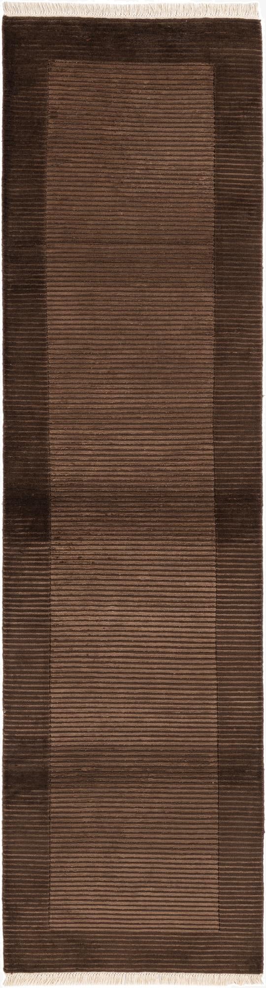 2' 7 x 9' 9 Hand Knotted Darya Wool Runner Rug