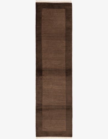 2' 7 x 9' 9 Hand Knotted Darya Wool Runner Rug