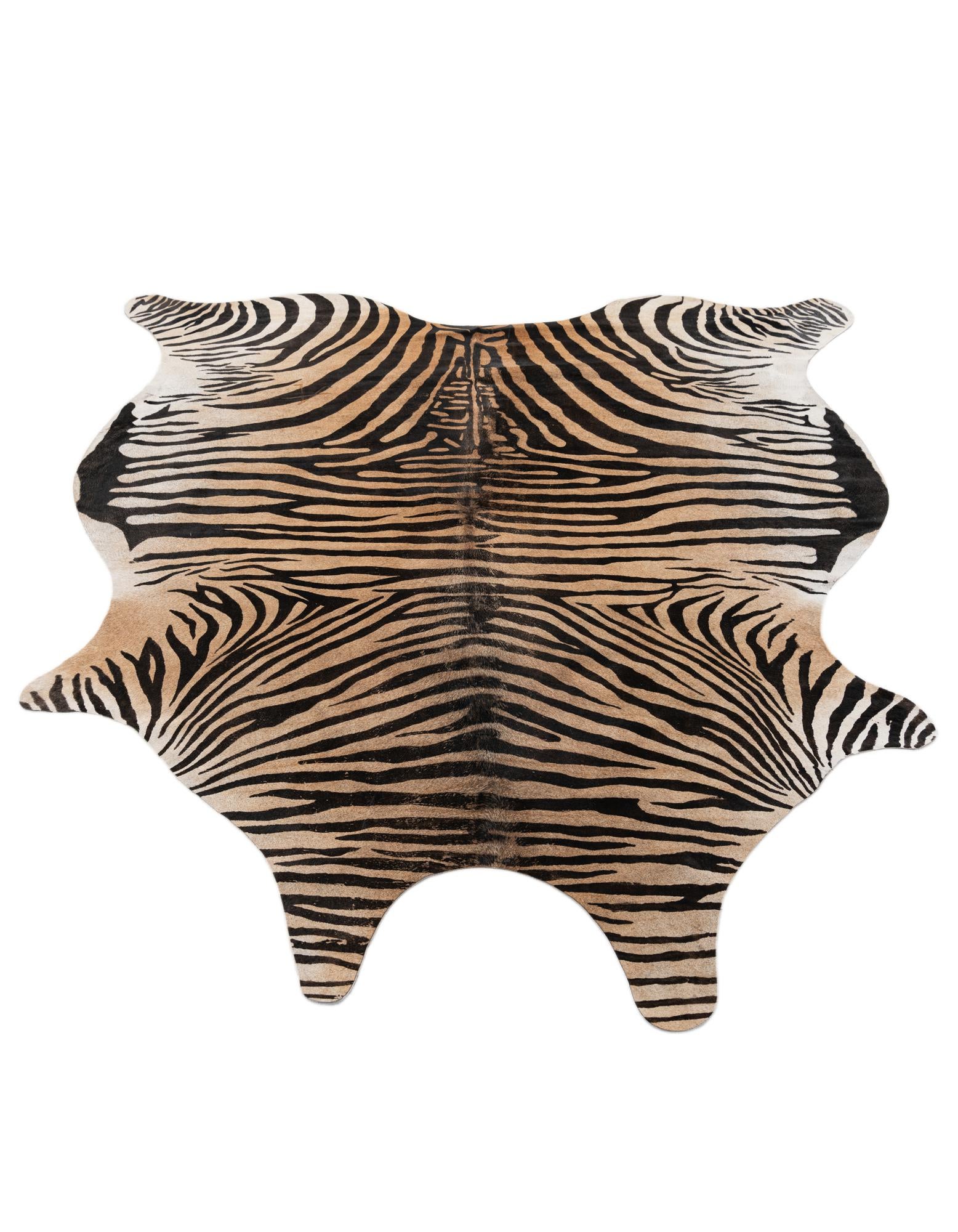 200cm x 205cm Cowhide Leather Alfombra Freeform