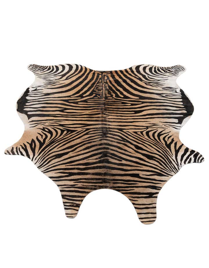 200cm x 205cm Cowhide Leather Alfombra Freeform