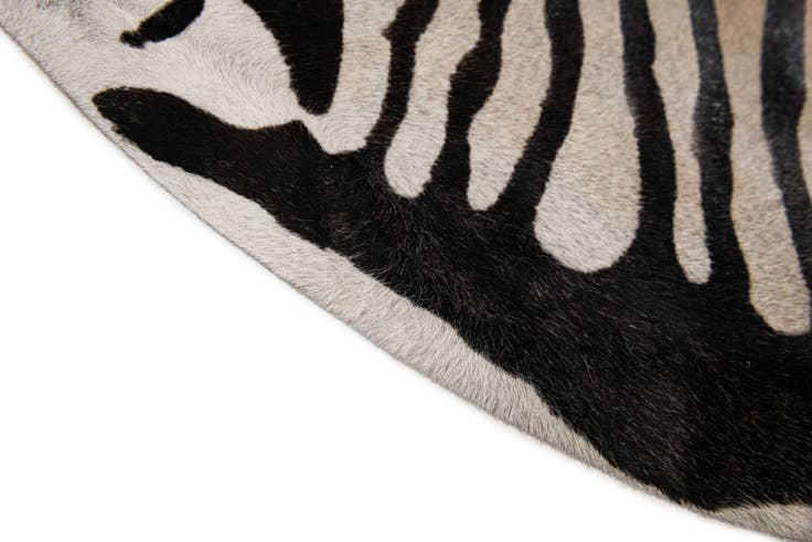 Detail image of 200cm x 205cm Cowhide Leather Alfombra Freeform