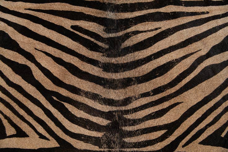 Detail image of 200cm x 205cm Cowhide Leather Alfombra Freeform