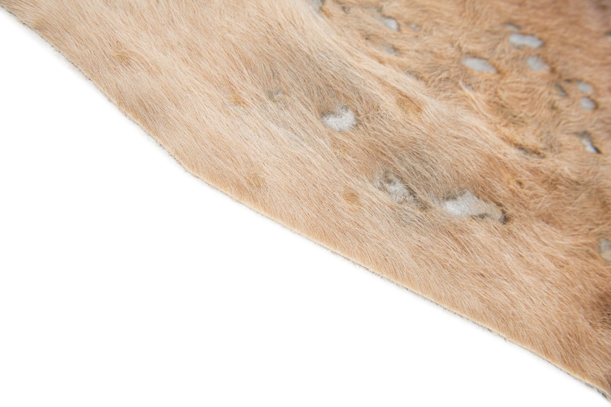 7' x 7' 3 Cowhide Leather Freeform Rug
