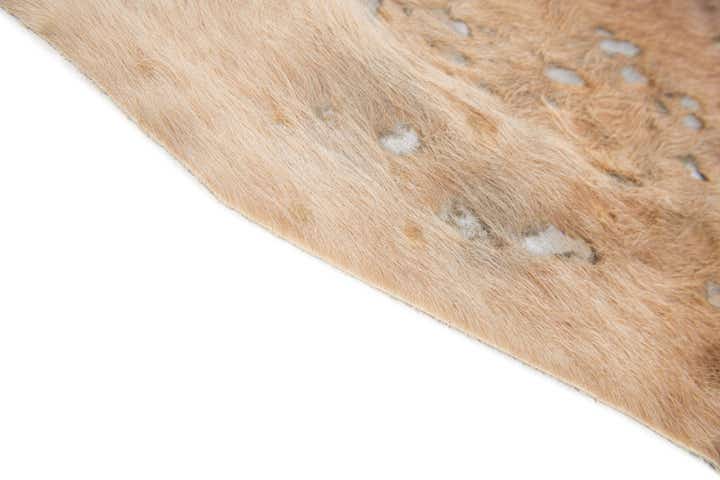 7' x 7' 3 Cowhide Leather Freeform Rug