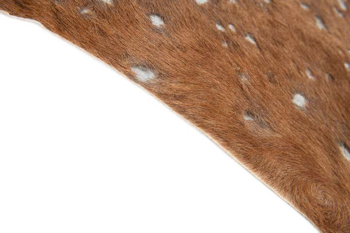 6' x 6' 6 Cowhide Leather Freeform Rug