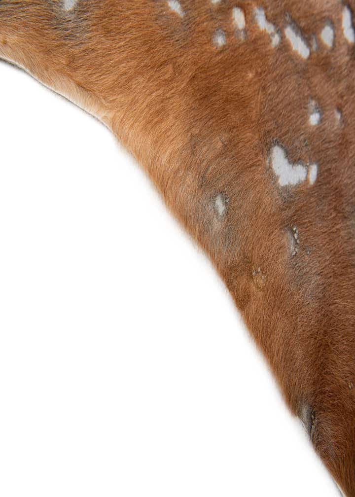 5' 10 x 6' 4 Cowhide Leather Freeform Rug