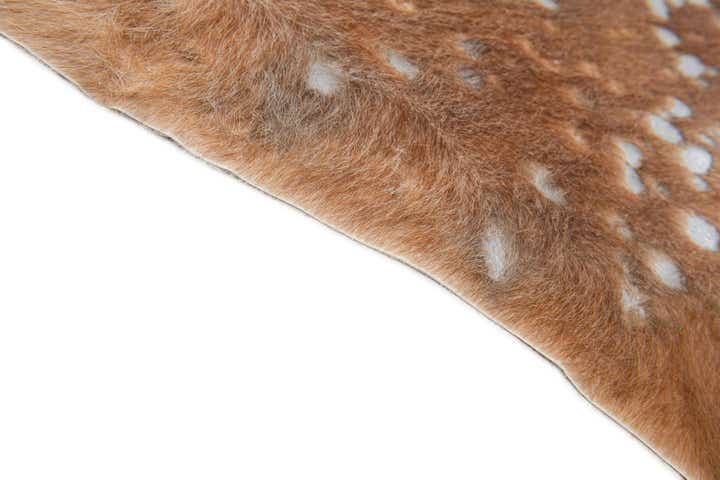 6' x 6' 4 Cowhide Leather Freeform Rug