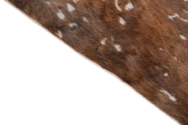 Detail image of 7' x 7' 6 Cowhide Leather Freeform Rug