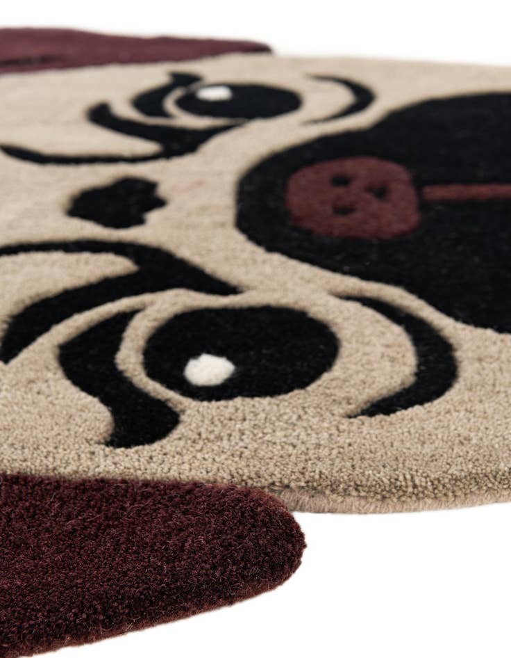Detail image of 2' 6 x 3' Playtime Kids Wool Freeform Rug