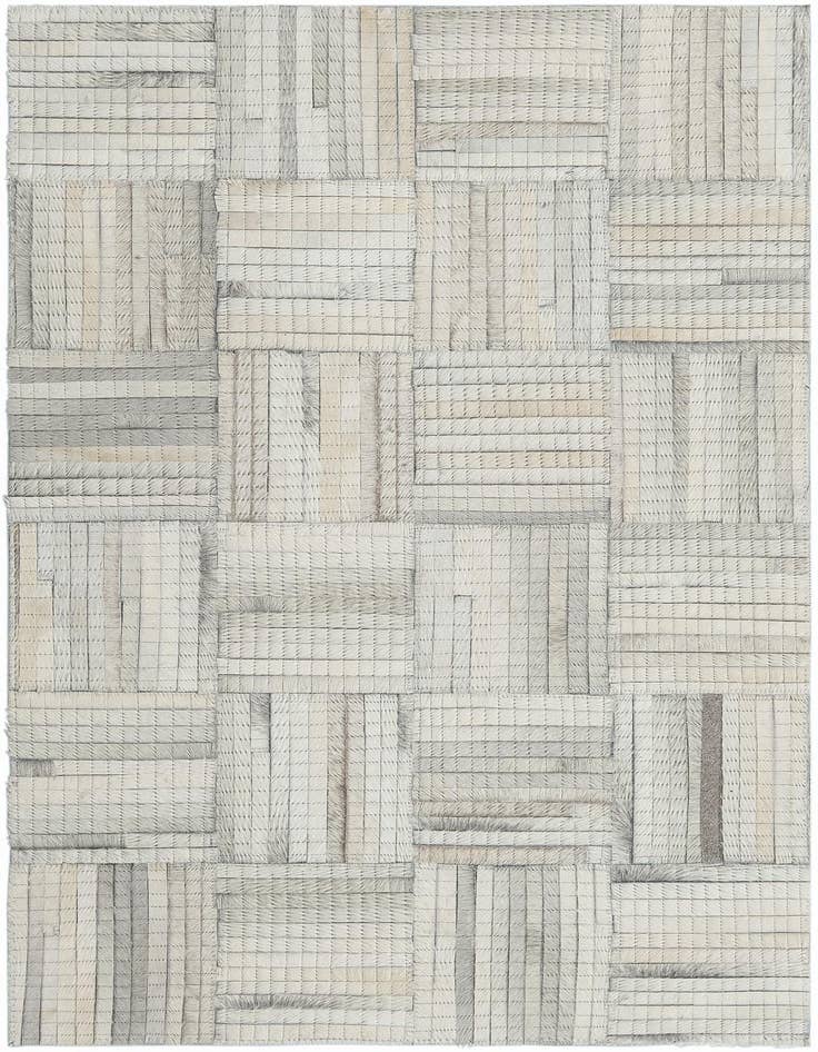 Detail image of 2' x 3' 1 Cowhide Leather Rug