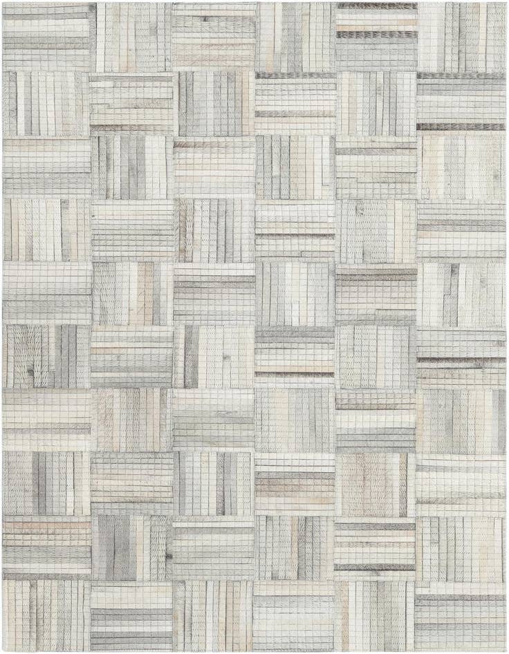 Detail image of 3' 1 x 5' 1 Cowhide Leather Rug