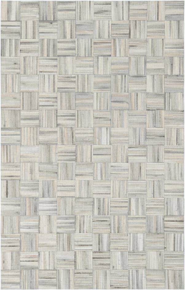 Detail image of 5' 3 x 8' Cowhide Leather Rug