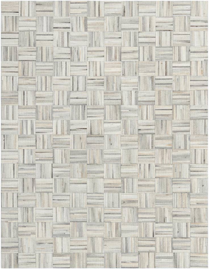 Detail image of 6' 1 x 9' Cowhide Leather Rug