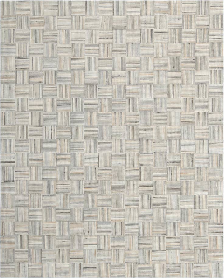 Detail image of 7' 10 x 10' Cowhide Leather Rug