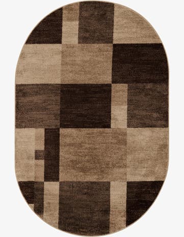 5' 3 x 8' Equinox Oval Rug