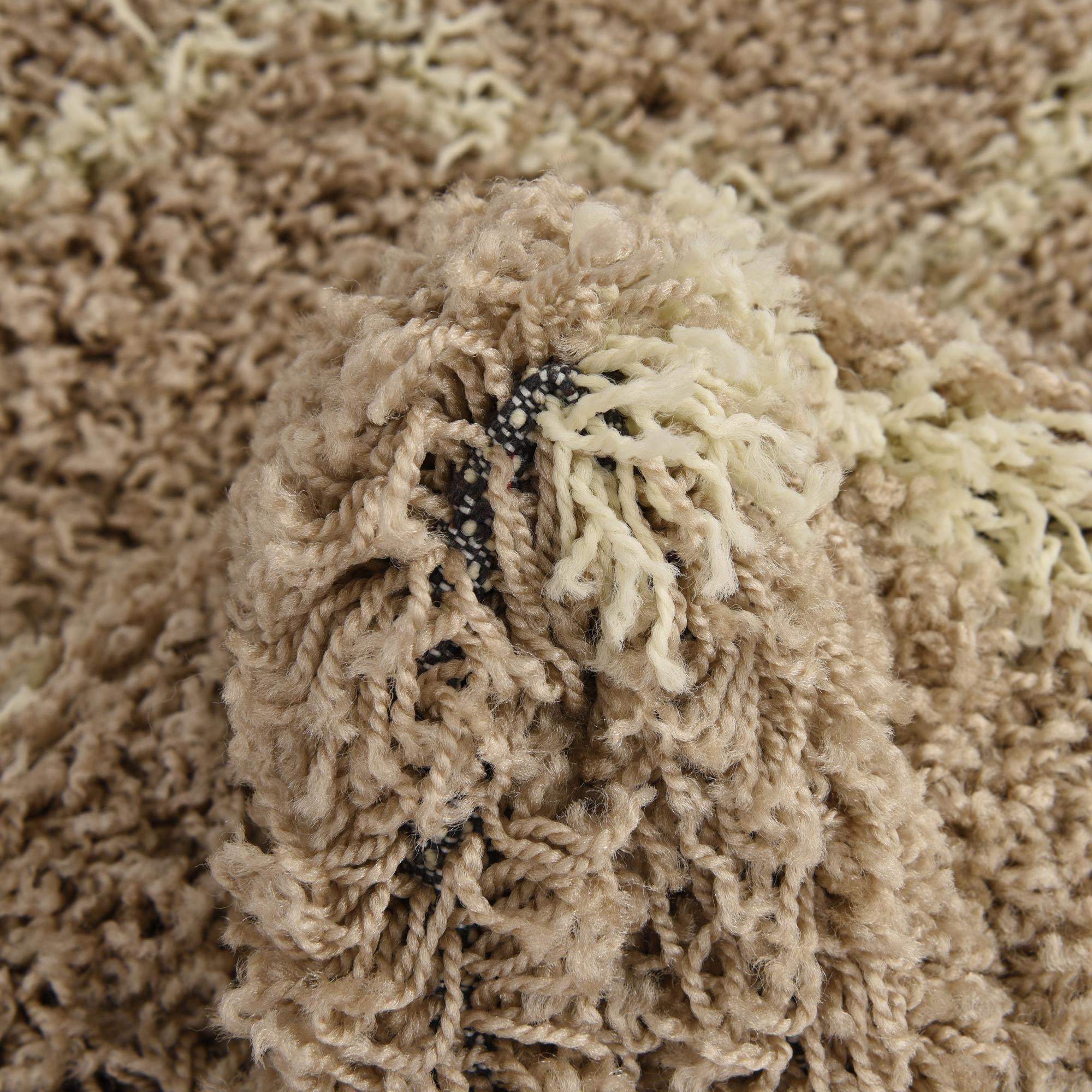 4' x 6' Lattice Shag Oval Rug