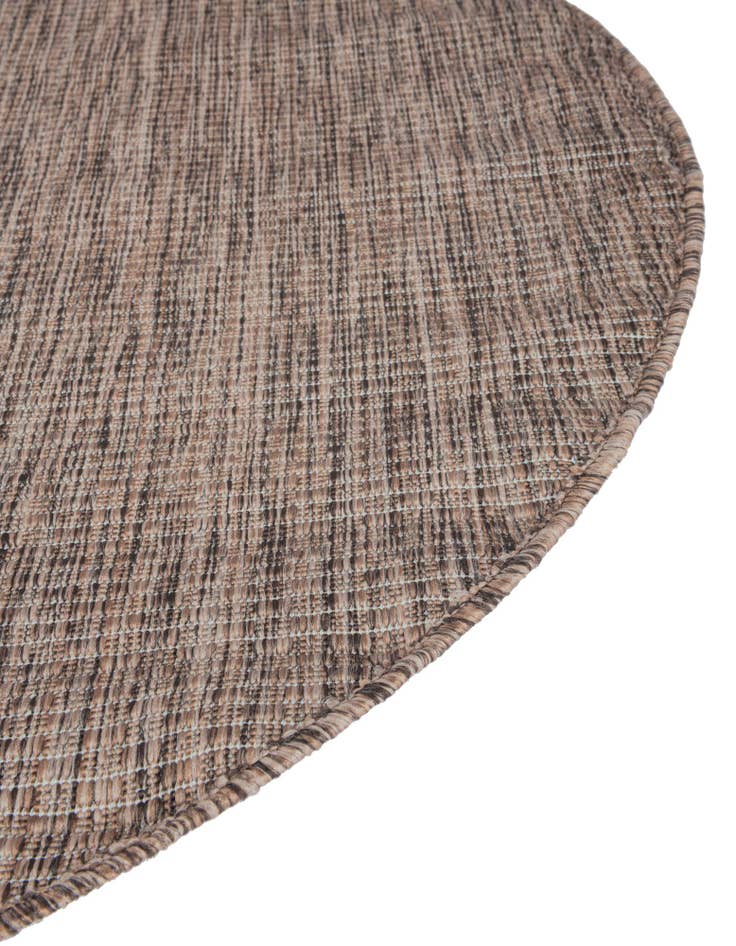 Detail image of 3' 1 x 5' 3  Washable Solid Indoor / Outdoor Oval Rug