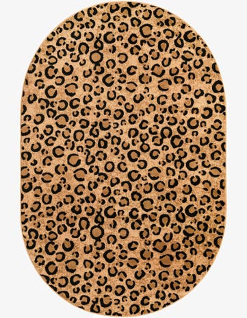 5' 3 x 8' Safari Oval Rug