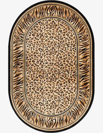 5' 3 x 8' Safari Oval Rug