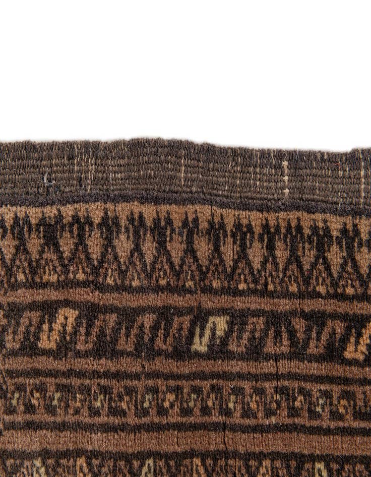 Detail image of 3' 10 x 6'  Hand Knotted Afghan Akhche Oriental Wool Rug