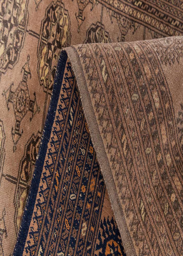 3' 10 x 6' Hand Knotted Afghan Akhche Oriental Wool Rug