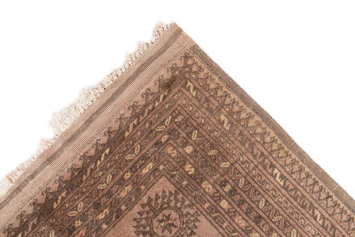 3' 10 x 6' Hand Knotted Afghan Akhche Oriental Wool Rug