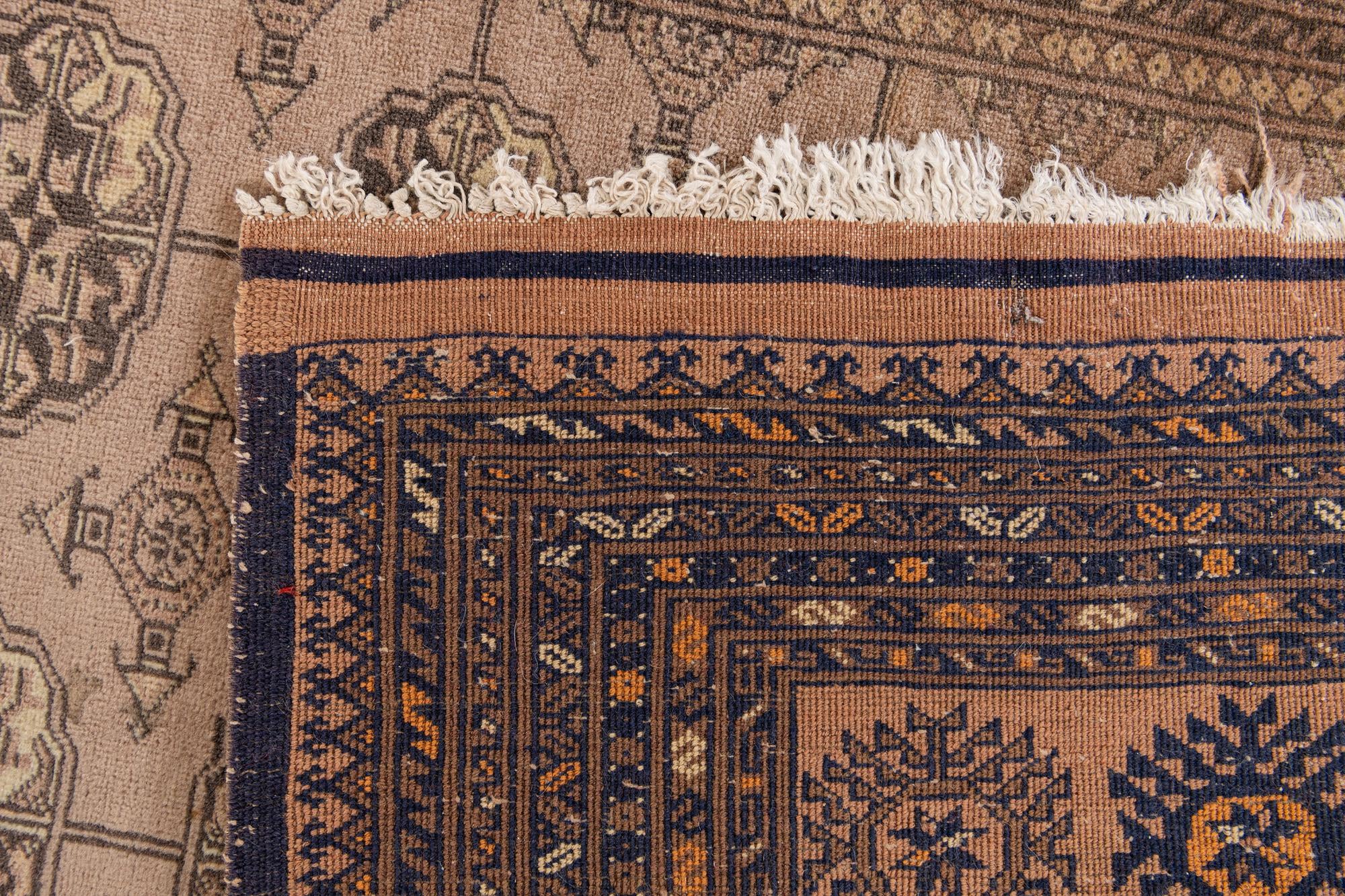 3' 10 x 6' Hand Knotted Afghan Akhche Oriental Wool Rug