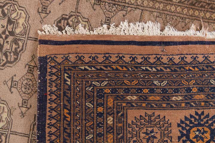 3' 10 x 6' Hand Knotted Afghan Akhche Oriental Wool Rug