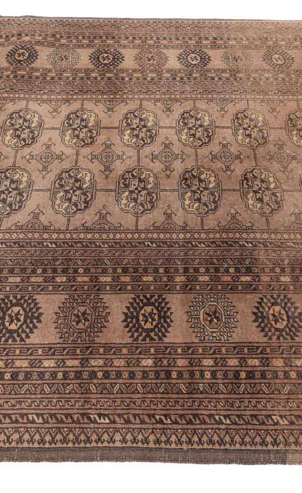 3' 10 x 6' Hand Knotted Afghan Akhche Oriental Wool Rug