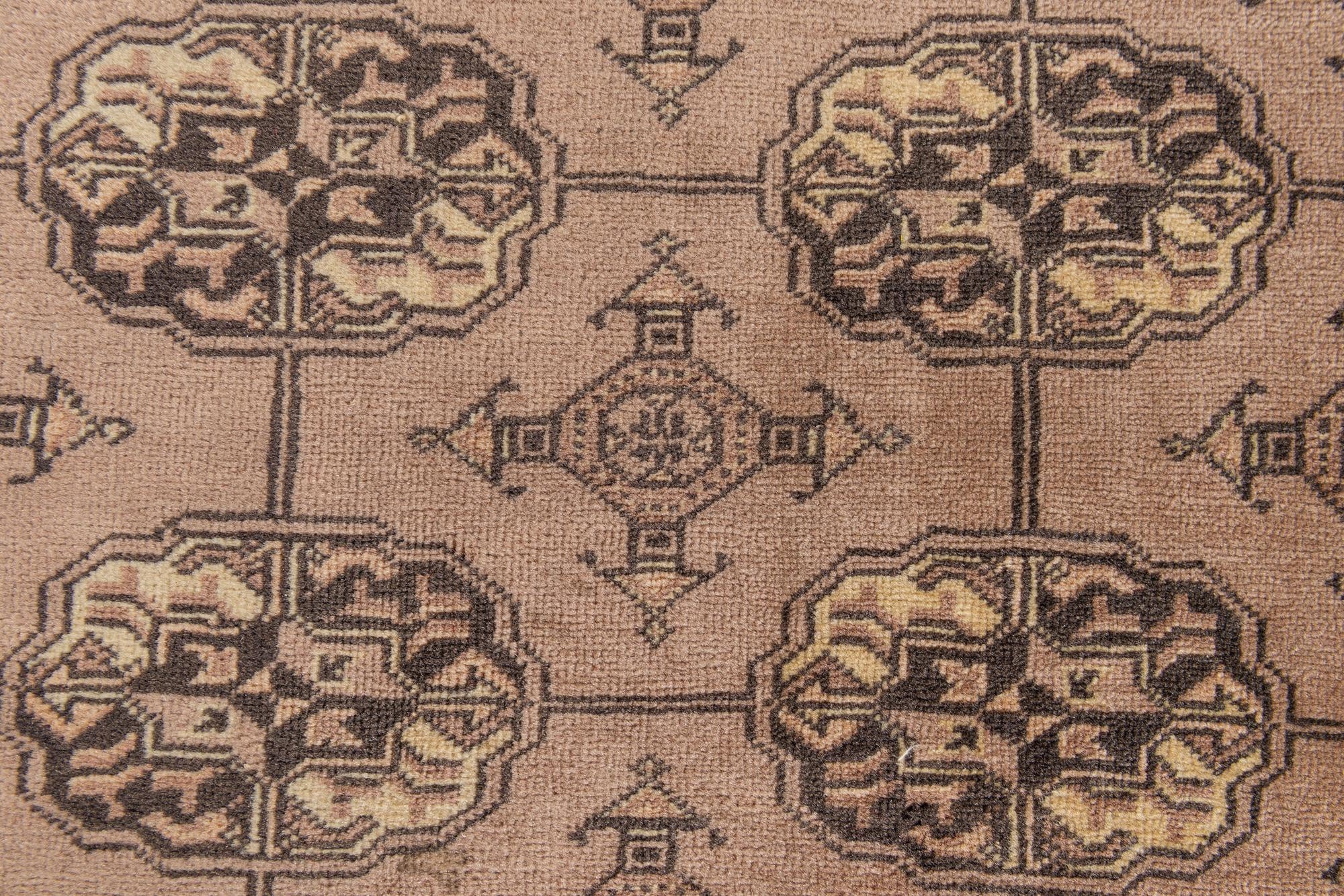 3' 10 x 6' Hand Knotted Afghan Akhche Oriental Wool Rug